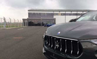 Maserati Levante outside Woodgate Aviation FBO