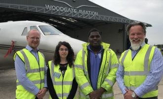 Woodgate Aviation Intern Europe students